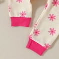 thumbnail image 4 of Gerichy Toddler Baby Girl Fall Winter Clothes Newborn Infant Floral Pullover Sweatshirt T-Shirts+Pants 2PCS Outfits Set 3M-3T, 4 of 7