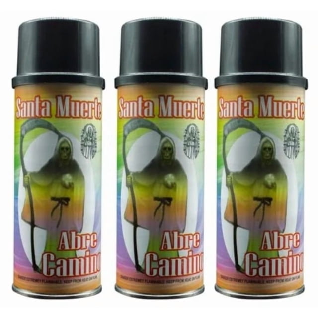 3 Pack Aerosol Abrecaminos Santa Muerte Abre Caminos