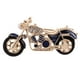 thumbnail image 3 of Broche Pin Insignia Motocicleta Cristal Azul Macarena Joyería Hombres Mujeres 3.9 x 1.9 cm, 3 of 8