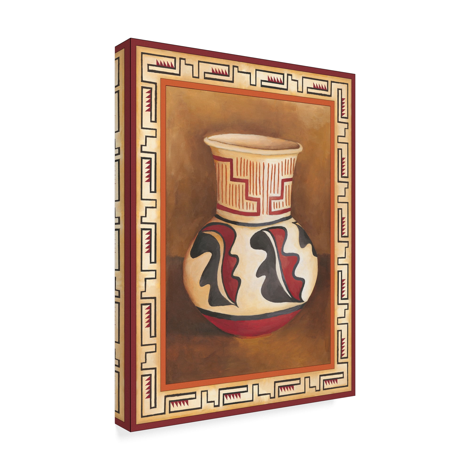 Trademark Fine Art 'Southwest Pottery III' Canvas Art by Chariklia Zarris
