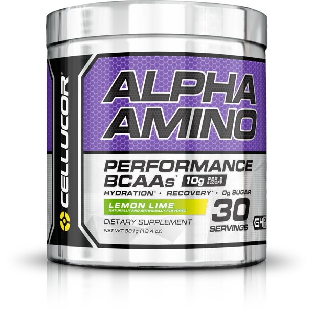 Cellucor Alpha Amino, BCAA Powder, Lemon Lime, 30 Servings - Walmart ...