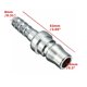 thumbnail image 2 of Conector de liberación rápida de boquilla de manguera de gas de 4x 8 mm para autocaravana esquí esquí Gafas de esquí, 2 of 2