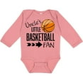 thumbnail image 3 of Inktastic Uncle's Little Basketball Fan Boys or Girls Long Sleeve Baby Bodysuit, 3 of 5