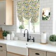 thumbnail image 5 of Vintage Flowers Tie Up Curtains for Windows, Balloon Window Shades, Spring Yellow Green Floral Country Leaves Birds Kitchen Window Treatments Roll Up Curtain for Basement/Nursery 52"x45", 5 of 8