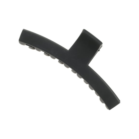 Unique Bargains 1 Pc Frosted Arc Hair Clips Hairdo Clip for Home Black
