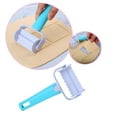 thumbnail image 5 of LHWEN Rolling Pin Cookie Cutter Set Dough Cutter Tool Kitchen Baking Kit PP Plastic Material Includes Circle Square Cutters Comfortable Handle Easy Storage Dishwasher Ideal for Cookies Mini Pizzas, 5 of 8