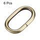 thumbnail image 3 of Hebillas ovaladas Uxcell de 32x15mm, hierro con electroplating tono bronce, paquete de 6, 3 of 4