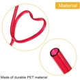 thumbnail image 4 of 3 pajitas divertidas para niños y adultos, pajitas de plástico reutilizables con forma de lazo y diseño loco para actividades en el aula, día de San Valentín, 4 of 5