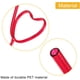 thumbnail image 4 of 3 pajitas divertidas para niños y adultos, pajitas de plástico reutilizables con forma de lazo y diseño loco para actividades en el aula, día de San Valentín, 4 of 5