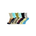 thumbnail image 5 of TeeHee Little Toddler Kids Boys Fashion Fun Cotton Crew Socks 6 Pair Pack (12-24 Months, Dog's Face), 5 of 9
