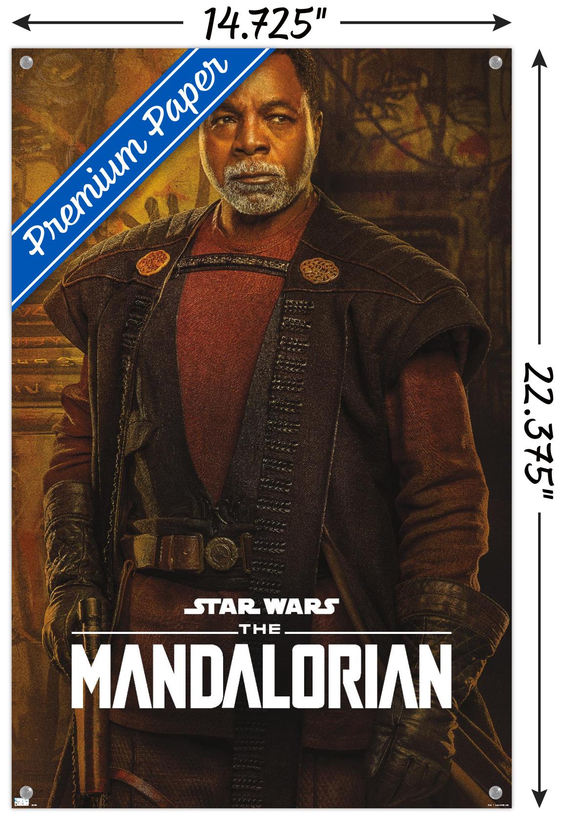 Star Wars: The Mandalorian Season 2 - Greef Karga Wall Poster with Pushpins, 14.725" x 22.375"