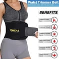 thumbnail image 7 of FITVALEN Sweat Waist Trainer Trimmer for Women Tummy Control Girdle Neoprene Ab Slimming Belt Sauna Suit, 7 of 7