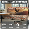 thumbnail image 4 of Uorisanigo Camper Cushion Cover Booth Seats Stretch Bald Eagle Aztec Rv Sofa Seat Cover Comfortable Elastic RV Beach Seat Covers for Dinette Fit RV Camper Car Bench Seats, 4 of 7