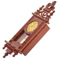 thumbnail image 4 of KAKOWELY Mini reloj de péndulo, adorno, mini casa, exquisito reloj, adorno, estilo retro, reloj de péndulo, 4 of 4