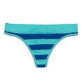 thumbnail image 5 of Alyce Ives Intimates Womens Seamless No Show Bikini,Striped 3, L, 12 Pack, 5 of 6