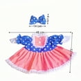 thumbnail image 3 of Tenue Patriotique de Porche pour Statue de 23 Pouces, Ensemble Polyester Rouge Blanc Bleu du 4 Juillet, Résistant aux Intempéries, Robe Facile pour Sculpture Extérieure en Plastique Ou en Ciment, Présentation Festive dans la Cour Ou le Patio, 3 of 8