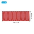 thumbnail image 2 of Uxcell Couteau de Coupe Manche Rétractable Antidérapant, Motif Ovale Rouge 2.2"x4.9", 2 of 6