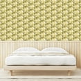 thumbnail image 3 of Ambesonne Garden Peel & Stick Wallpaper for Home, Leaves Botanical Grunge Plot, 13"x100", Khaki Pale Yellow and Green, 3 of 5