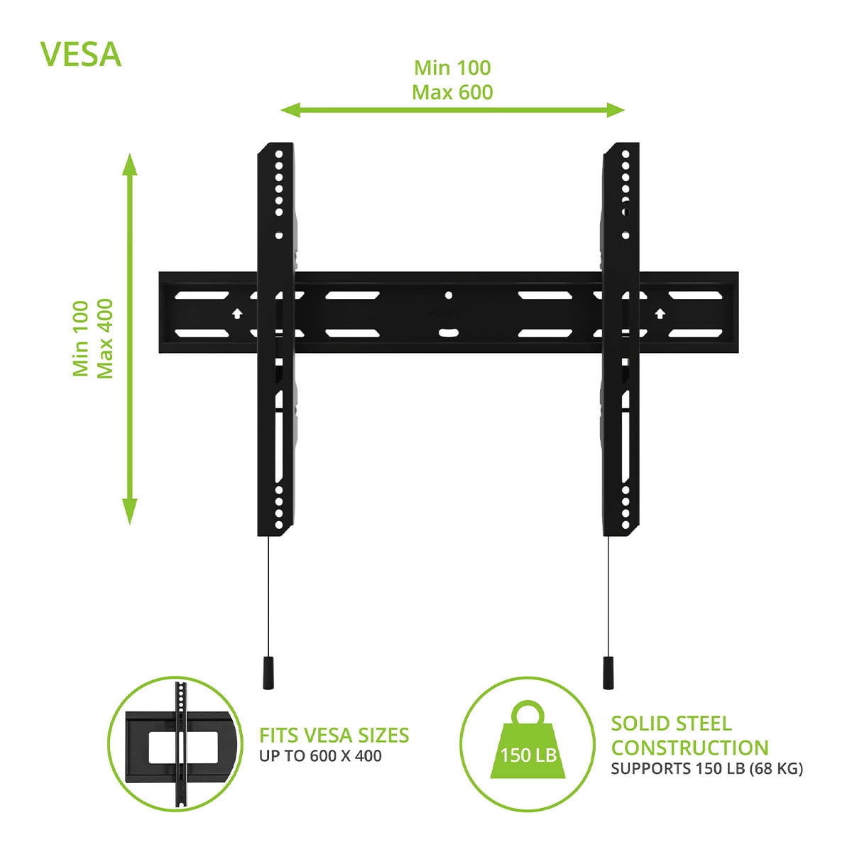 Kanto PF300 Low Profile Wall Mount for 32" - 90" TV