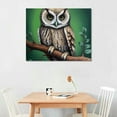 thumbnail image 2 of Nawypu  Gazing Spotted Owl Nature Giclee Framed Wall Art, 2 of 4