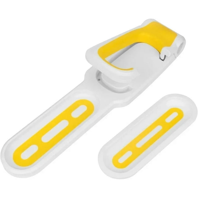 1PC Bicycle Wall Mount Rack Road Bike Storage Fixed Hanging Hook Support Stand Bracket Holder Cycling Parking Buckle(Yellow and White)
