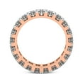 thumbnail image 5 of Emerald Shape Lab Grown Diamond Riley Eternity Ring For Women | 7 Carat EGL Certified 14K Rose Gold | FG-VS Quality Friendly Diamonds Eternity Ring Size 5.5, 5 of 5