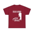 thumbnail image 2 of Funny Rock Climbing Zombie Escape Climber T-Shirt, 2 of 2