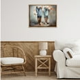 thumbnail image 3 of Stupell Industries Floral Cowgirl Pair Novelty Painting Brown Floater Framed Canvas Art Print Wall Art, 31 x 25, 3 of 10