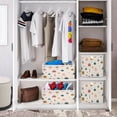 thumbnail image 6 of Foldable Fabric Storage Bin Home Cubes Clothing Organizer Bins Large Collapsible Box Basket for Home Organizer Vintage Christmas Elements, 6 of 7