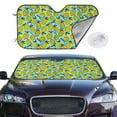 thumbnail image 2 of Kdxio Lemon1 Print Windshield Sun Shade,UV Rays and Sun Heat Protection,Sunshade for Car Windshield,Car Shade Front Windshield - Small, 2 of 6