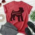 thumbnail image 2 of Schnauzer Mama, Unisex Women's Shirt, Mini Schnauzer, Schnauzer Owner, Funny Dog Mama Gift, Heather Red, X-Large, 2 of 6
