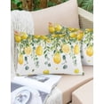 thumbnail image 6 of Lemon Eucalyptus Throw Pillow Cover 24 x 36 Inch Decorative Pillow Cover Farm Flower Fruit Country Boho Summer Lumbar Pillowcase Seasonal Rectangle Cushion Case for Couch Sofa Bed Living Room, 6 of 7