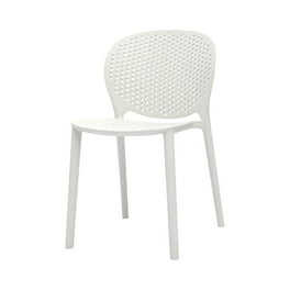 Metal Chair in White Set of 4 Walmart