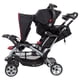 image 2 of Baby Trend Sit N Stand Double Stroller, Optic Red