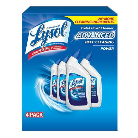 Product of Lysol Advanced Deep-Cleaning Toilet Bowl Cleaner, 4 pk./32 oz. [Biz (Best Product To Clean Toilet Bowl)