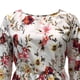 thumbnail image 3 of WILLBEST Vestidos Casuales para Mujer Cortos Vestido Maxi Floral de Gasa para Mujer Verano Primavera Otoño Vestido Largo con Falda Acampanada Traje Casual Ajustado Mediana, 3 of 3