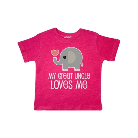 

Inktastic My Great Uncle Loves Me Gift Toddler Boy or Toddler Girl T-Shirt