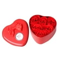 thumbnail image 1 of EGNMCR Fake Flowers, Artificial Flowers 6 Roses Soap Flower Tin Box Valentine's Day Creative Gift A Soap, 1 of 1