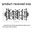thumbnail image 2 of PVC Wall Stickers for Home Living Room Bedroom Decoration Black Word 520x260mm, 2 of 6