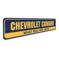 thumbnail image 3 of Chevrolet Camaro Novelty Decor, Metal Wall Sign - 4x18 Inches, 3 of 4