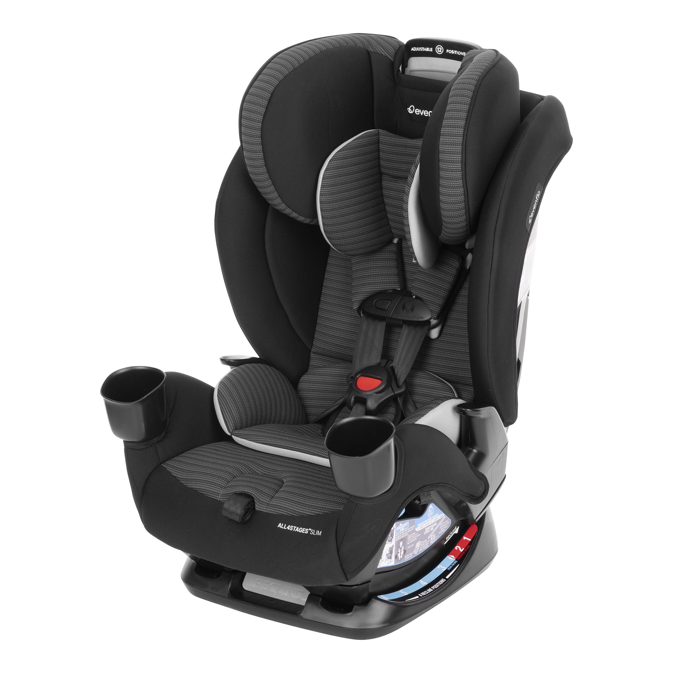 Evenflo All4Stages Slim 4-in-1 All-In-One Car Seat (0-12 Years), Age: 0-12 Years Weight: 4-120 lbs