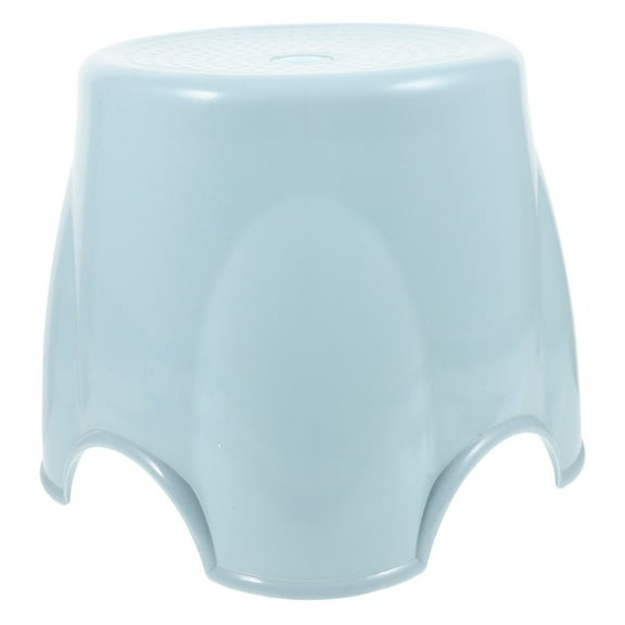 EXHUMKY Round Stool Anti-slip Thicken PP Material Stool for Adults Home Use 1Pcs