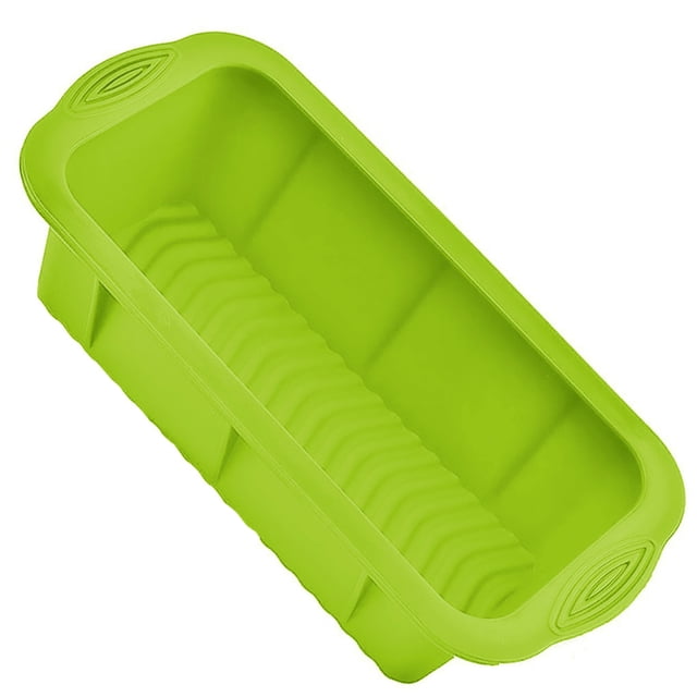 Toystoory Marveadise Molde de silicona para pan y pastel, molde antiadherente para hornear, molde rectangular para horno
