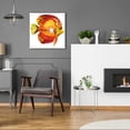 thumbnail image 6 of Epic Art 'Fish 3 Red Yellow' by Olga and Alexey Drozdov, Acrylic Glass Wall Art, 24"x24", 6 of 8