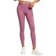 thumbnail image 3 of Liuinsasek Women's Tight Fit Hip-lifting Yoga Pants Stretchy High Waist Mesh Side Pockets Sports Fitness Pants Comfy Everyday Wear, 3 of 8