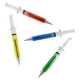 thumbnail image 5 of Bolígrafos de jeringa Bedwina, retráctiles y divertidos, multicolor, paquete de 24, 5 of 8
