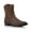 Maple Brown, variant on Austin MFA606326 Mens High Top Western Style Chelsea Boots, in Maple Brown, Men's Size 11