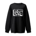 thumbnail image 3 of ylioge Womens Valentine's Day Sweatshirts Pullover Crewneck Tops Ladies Trendy Long Sleeve Loose Fit Graphic Sweatshirt Winter, 3 of 6