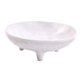 thumbnail image 3 of Frutero de cerámica de 3 patas para decoración del hogar, cesta decorativa, plato con pedestal Blanco Diámetro 105 cm, 3 of 7