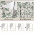 thumbnail image 5 of Swag Valance Curtains for Windows, Farmhouse Flower Light Filtering Kitchen Curtains with Rod Pocket, Botanical Vintage Fruit Green Leaf Window Treatment Valances for Living Room, 36x45 - 2 PCS, 5 of 9